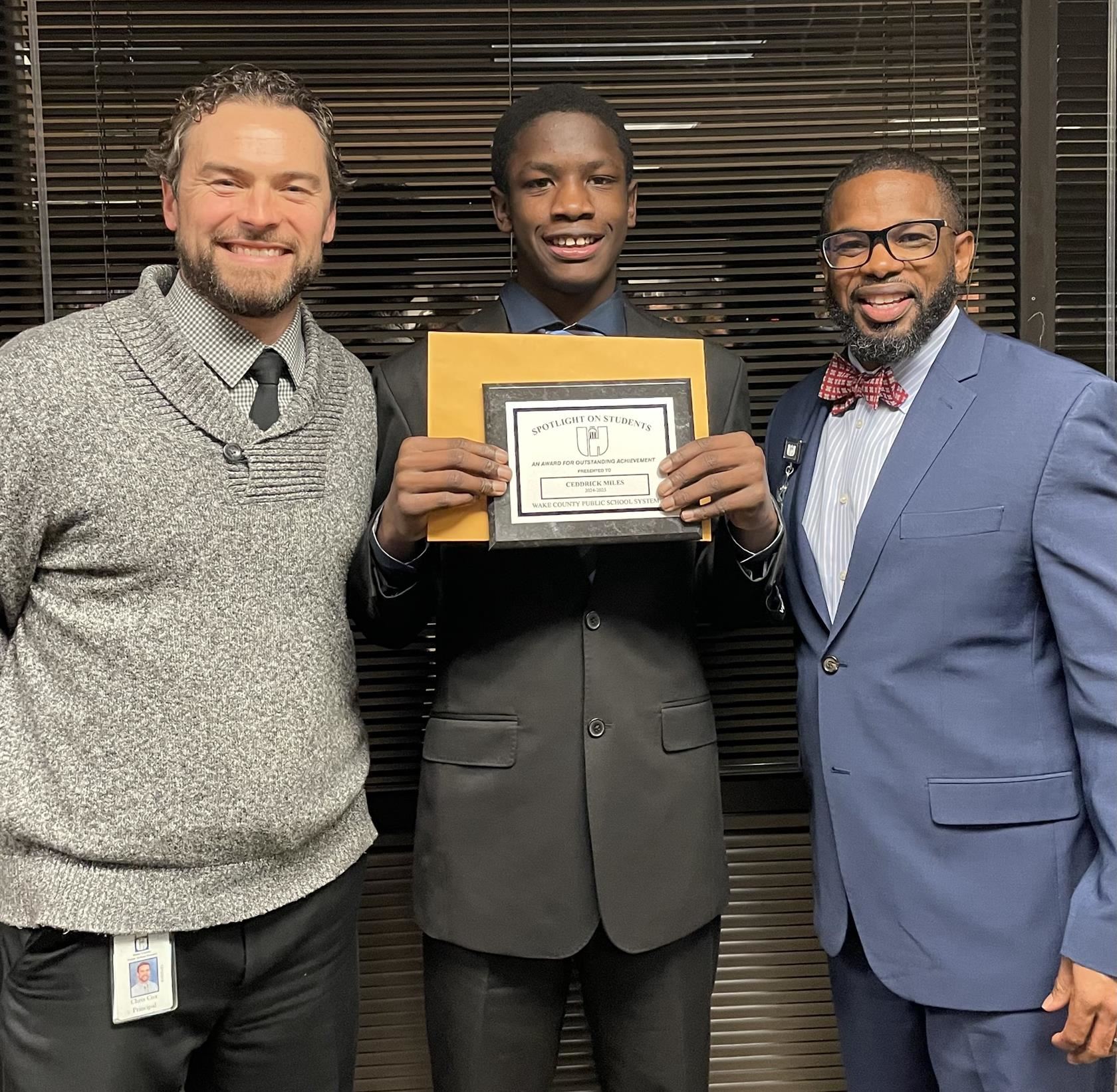 Mr. Chris Cox, Ceddrick Miles, Mr. Seydric Williams